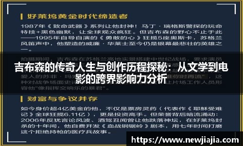 易游吉布森的传奇人生与创作历程探秘：从文学到电影的跨界影响力分析